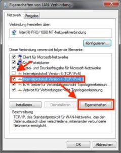 Erste Einstellungen, um Windows mit Whonix verbinden zu können