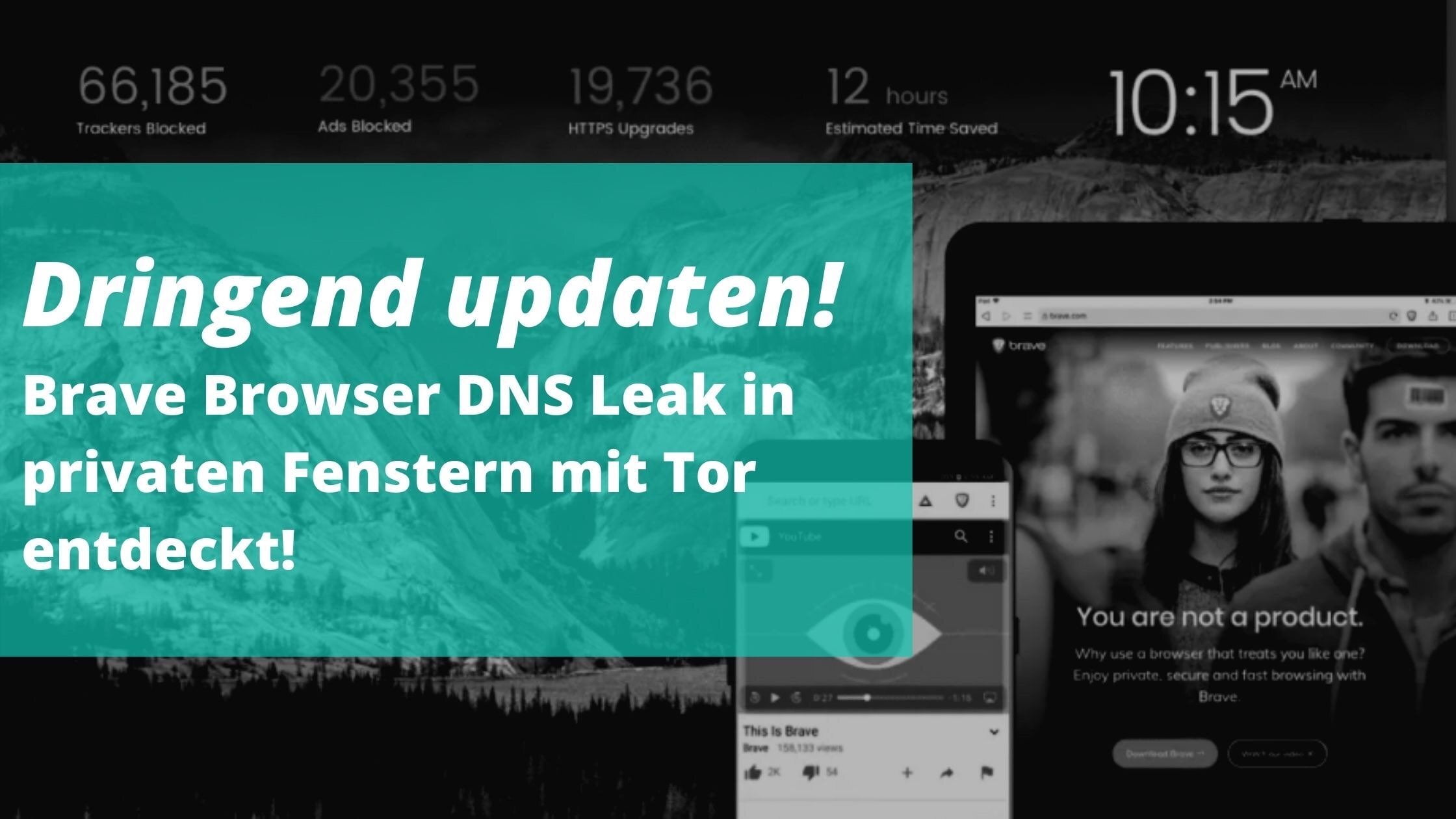 Brave Browser DNS Leak hinterlässt Onion URLs auf DNS Servern